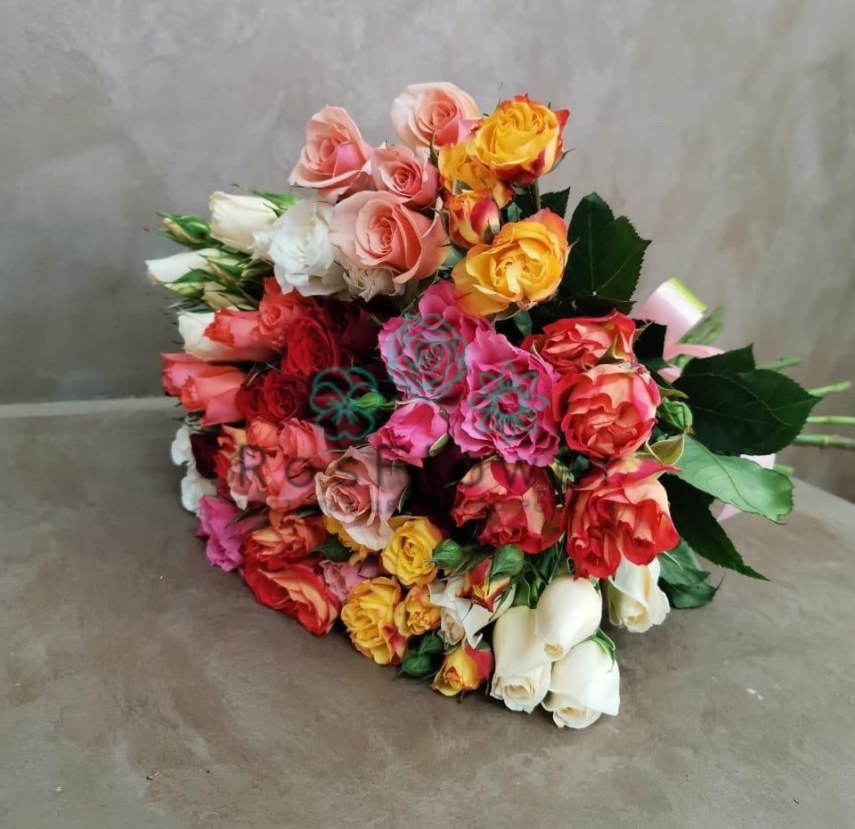 Букет цветов из: Розы в Лесной