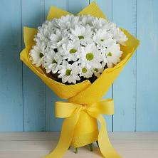 Букет цветов из:  Хризантемы в Лесной