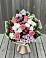 Букет цветов из: Альстромерии, Гвоздики, Розы и Хризантемы в Лесной
