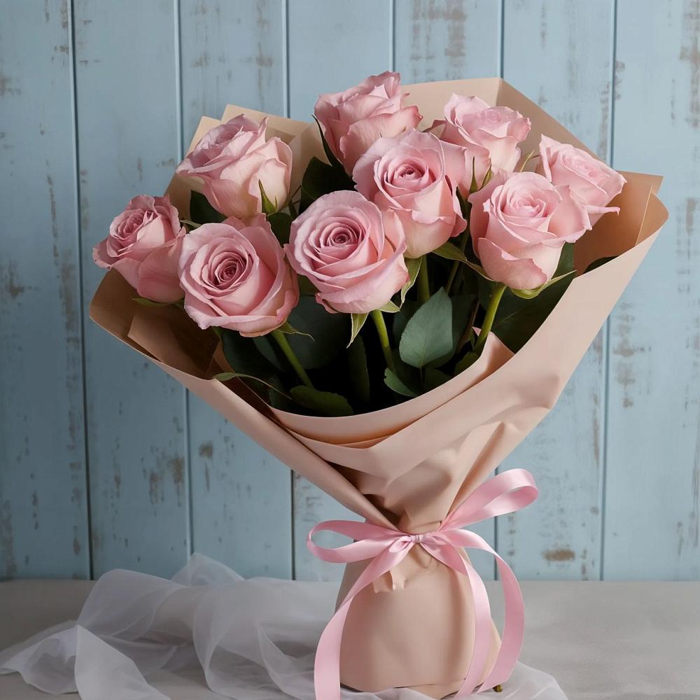 Букет цветов из: Розы в Лесной