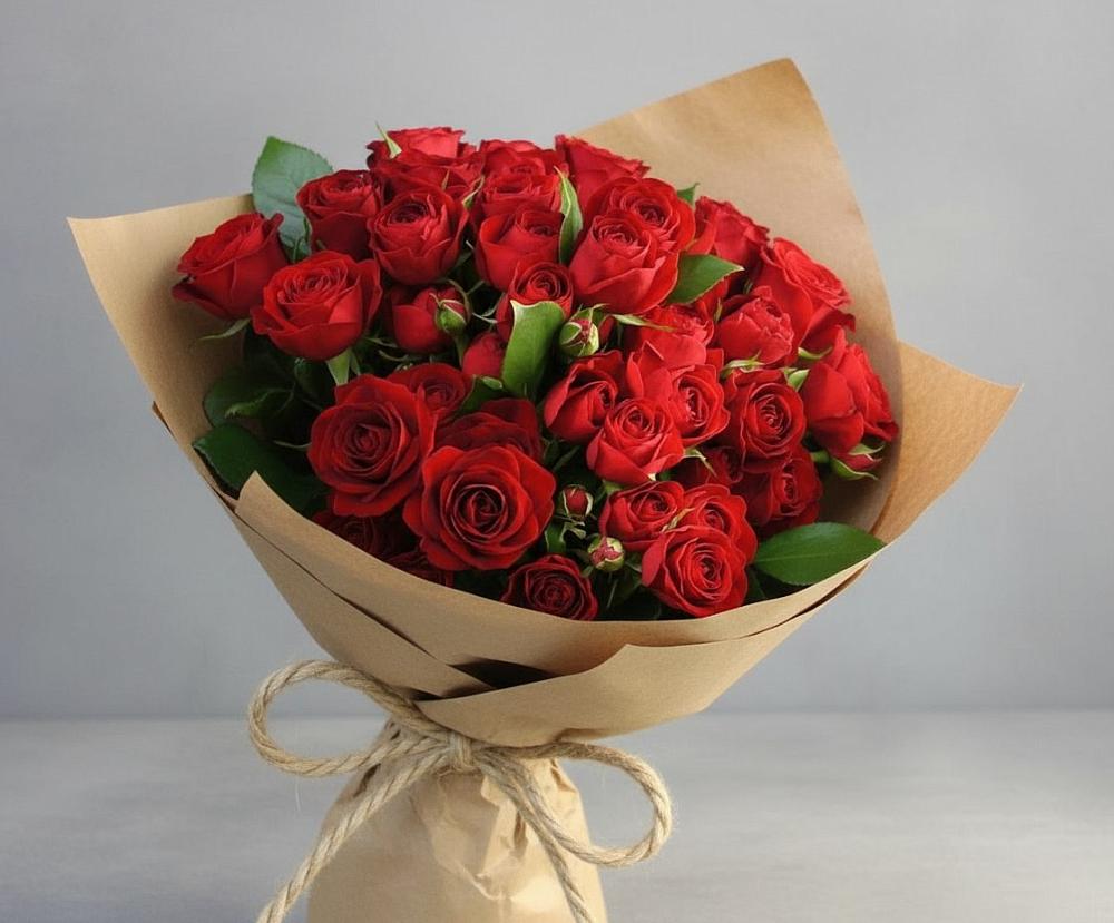 Букет Любовный роман в Лесной