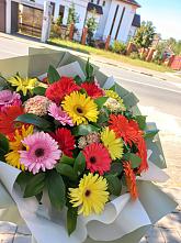 Букет цветов из:  Герберы #REPLACE_PRED# Лесной