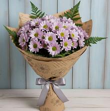 Букет цветов из:  Хризантемы #REPLACE_PRED# Лесной