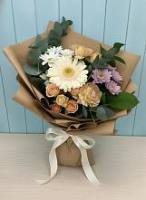 Букет цветов из:  Герберы и Хризантемы #REPLACE_PRED# Лесной