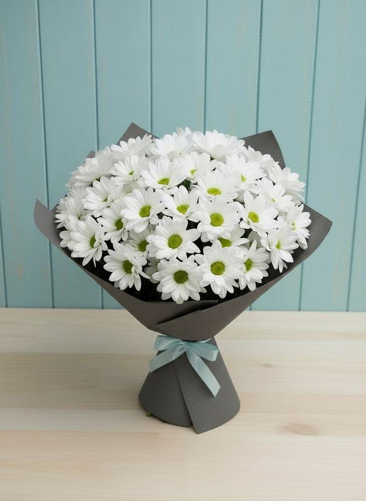 Букет цветов из: Хризантемы в Лесной