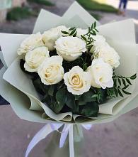 Букет Белые розы Проуд #REPLACE_PRED# Лесной